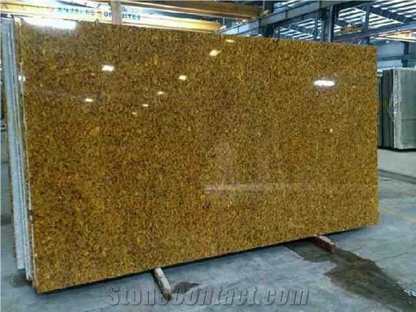 Emerald Gold Granite (Moon Gold), Yellow Polished Granite Flooring Tiles, Walling Tiles India