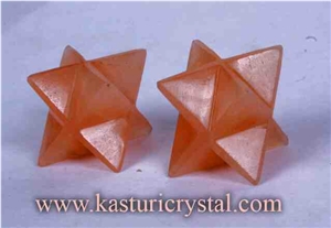 Merkaba Star, Red Quartzite Artifacts & Handcrafts