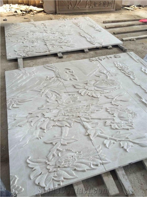 Hand Carving Limestone Sandstone Marble Relief