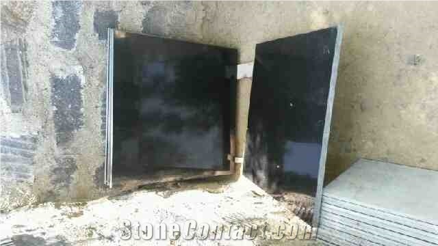 Black Granite Tiles & Slabs, Black Indian Granite