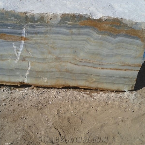 New Kurdistan Blue Onyx, Iran Blue Onyx Block