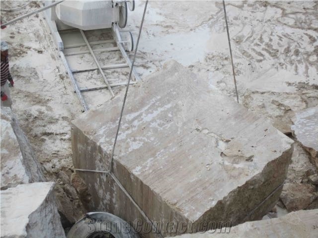 Armenia Noce and Classic Travertine Block