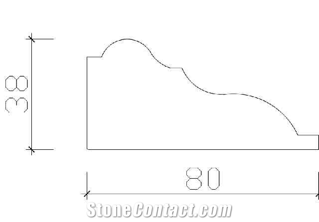 Beige Artificial Stone Molding
