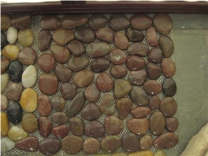 Black Polished Pebble Stone,River Stone,Striped Pebbles