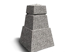 Car Barrier Parking Stone,G614 Granite Parking Stone
