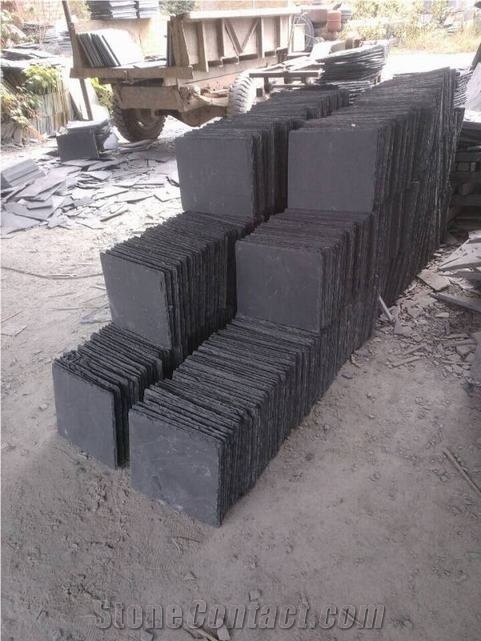 China Black Roof Slate Tile for Roofing, Roof Covering, Tile Roof, Roof Coating, Roofing Tiles
