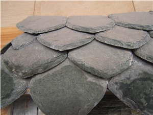 China Green Roof Slate Tiles for Roofing, Roof Covering, Tile Roof, Roof Coating, Roofing Tiles