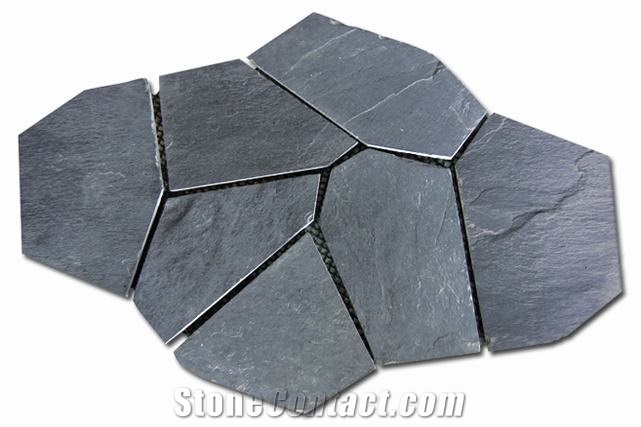 China Grey Slate Flagstone for Flooring, Walling, Covering, Patterns