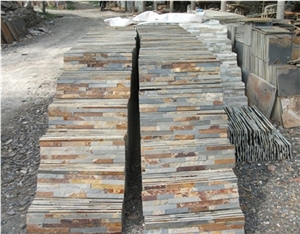 China Rust Slate Stone Veneer Cultured Stone