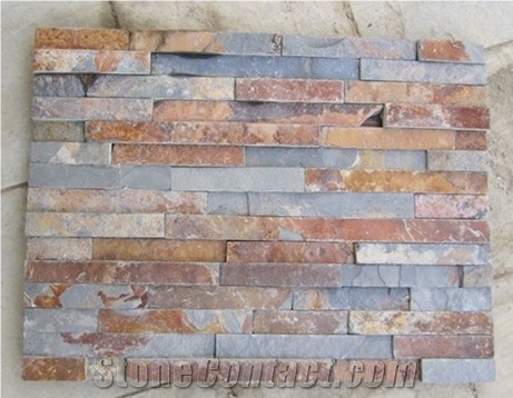 Flat Pattern Slate Ledge Stone