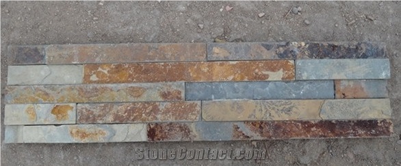 Flat Pattern Slate Ledge Stone