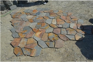 Net Paste Slate Rusty Slate Paving Flagstone