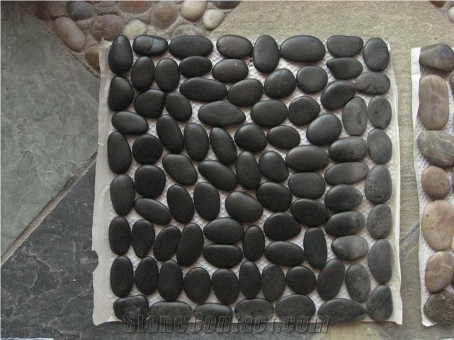 Red Polished Pebble Stone,River Stone,Striped Pebbles