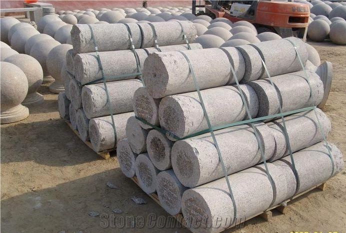 Star White Granite Landscape Stone, China Grey Granite Parking Stone