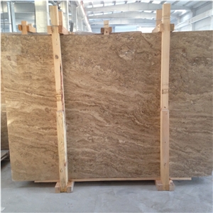 Noce Travertine Veincut Slabs Tiles, Antique Bronze Travertine