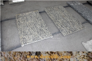 Beige Santa Cecilia Granite Kitchen Countertop