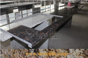 Tan Brown India Granite 3/4" Dupont Edge Worktops