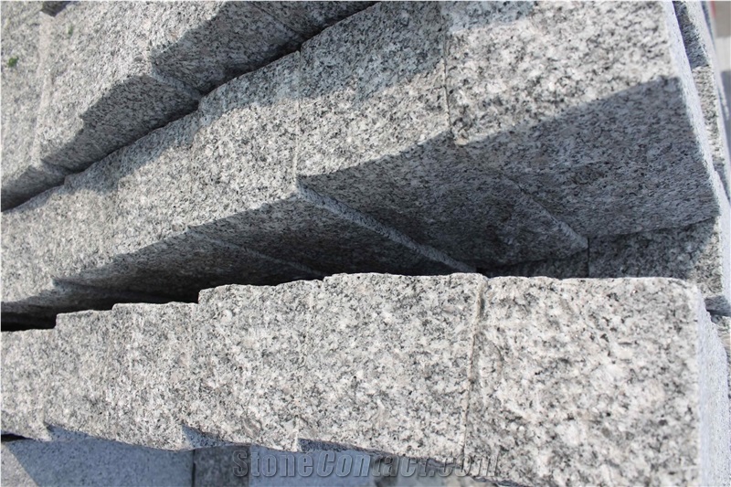 G341 Light Grey Granite Kerbstone