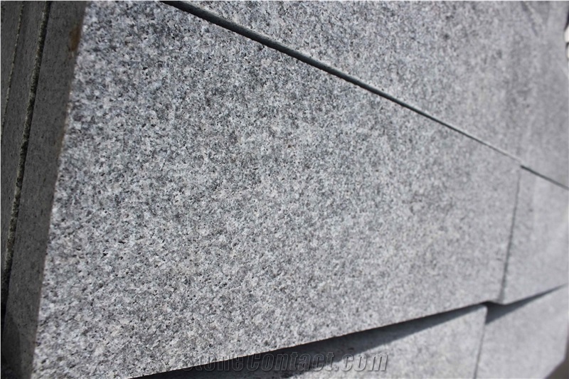 G356 Dark Grey Granite Flamed Slabs