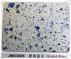Grand Bleu Multi-Color Quartz Stone Jms-3609