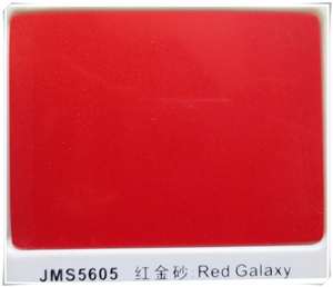 Red Galaxy Quartz Stone for Countertop Jms-5605 Red Galaxy Quartz Stone for Countertop Jms-5605