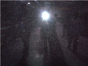 Black Galaxy Granite Slabs & Tiles, India Black Granite