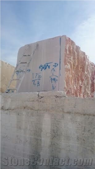 Zafarana Marble Block, Egypt Beige Marble