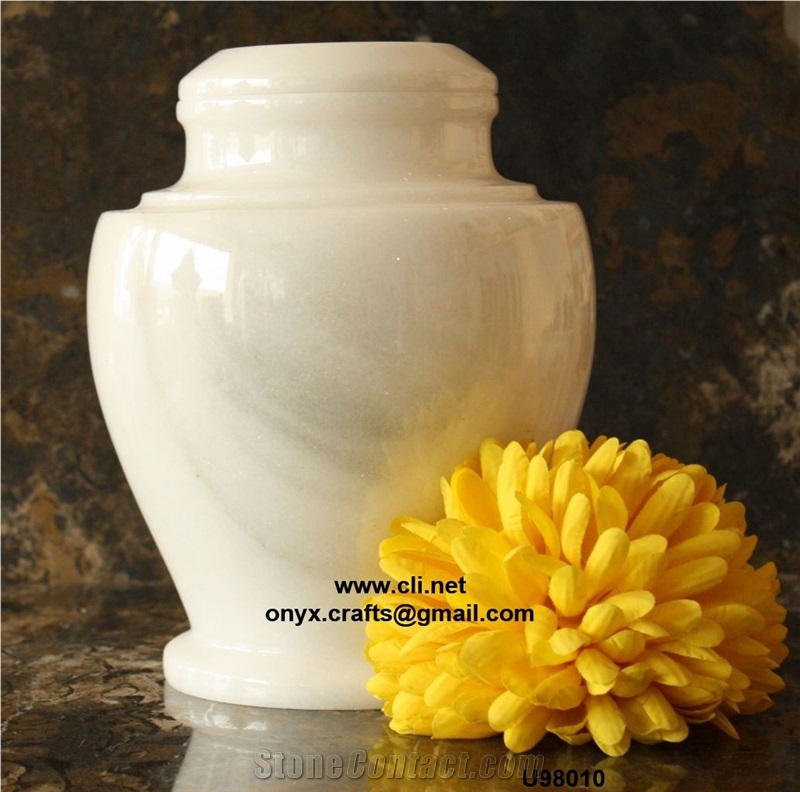 Ziarat White Marble Cremation Urns