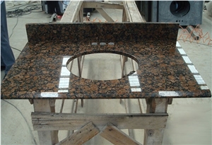 Baltic Brown Granite Vanity Top, Bevel Top Bath Top Set, for Hotel Baltic Brown Granite Vanity Top, Bevel Top Bath Top Set, for Hotel