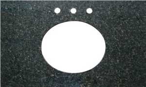 Butterfly Blue Granite Bath Tops,Eased Edge Polished Vanity Tops