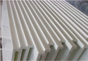 Crystalize Class White Kitchen Countertops,3/8" Radius Finish Engineering Kitchen Countertops