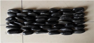Black Stand Pebble Tile,River Wash Stone,Black Mesh Pebble