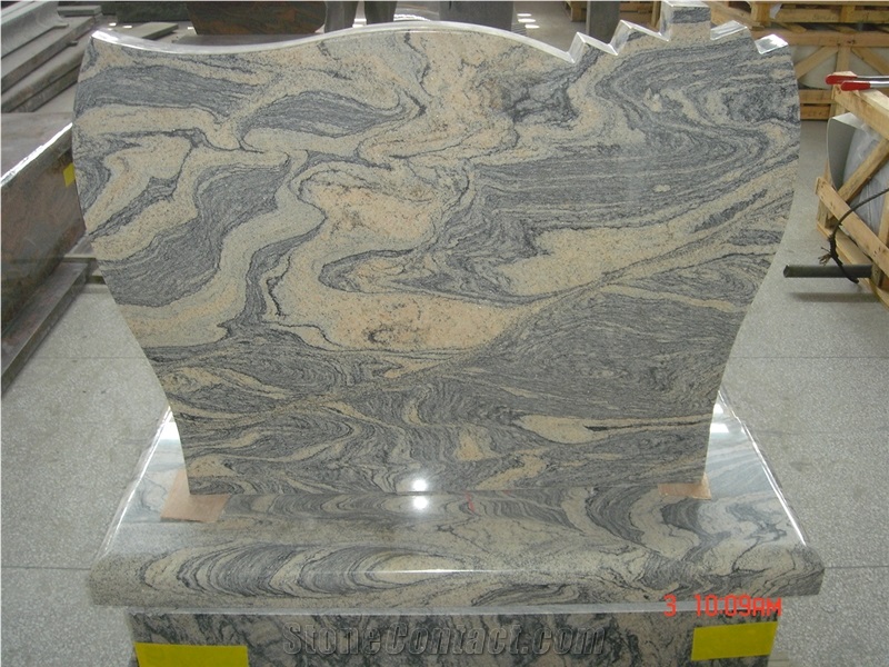 China Juparana,Color Fantacy Tombstone,Gravestone,Headstone,European Style Tombstone