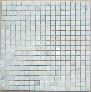 Cloudy White Mable Mosaic,China White Mosaic,Floor Mosaic Cloudy White Mable Mosaic,China White Mosaic,Floor Mosaic