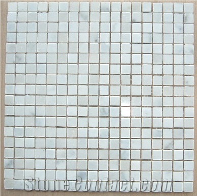 Cloudy White Mable Mosaic,China White Mosaic,Floor Mosaic