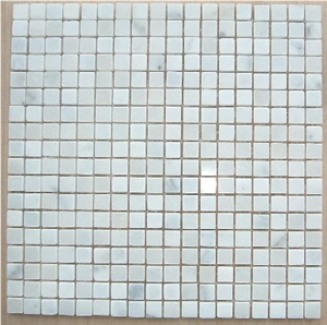 Cloudy White Mable Mosaic,China White Mosaic,Floor Mosaic
