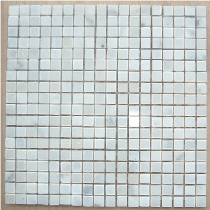 Cloudy White Mable Mosaic,China White Mosaic,Floor Mosaic