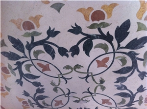 Custom Waterjet Medallion Mosaic Pattern(Wm15), Stone Marble Waterjet Medallion