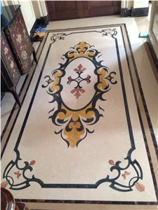 Custom Waterjet Medallion Mosaic Pattern(Wm18), Stone Marble Waterjet Medallion