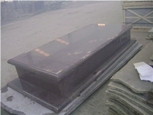 G352 General Red Tombstone,Gravestone,Headstone
