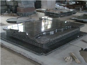 G391 Peacock Green Red Monument,Gravestone,Headstone,China Green Granite Monument G391 Peacock Green Red Monument,Gravestone,Headstone,China Green Granite Monument