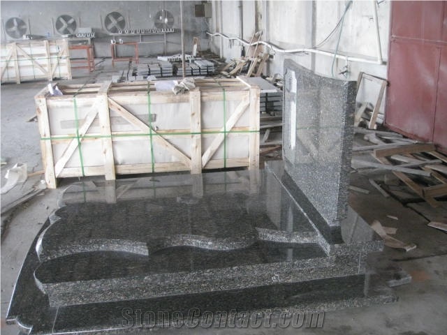 G391 Peacock Green Red Monument,Gravestone,Headstone,China Green Granite Monument