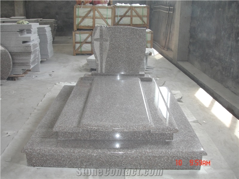 G664 Granite Monument & Tombstone,Euro Style Tombstone