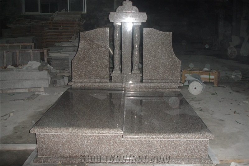 G664 Granite Monument & Tombstone,Euro Style Tombstone