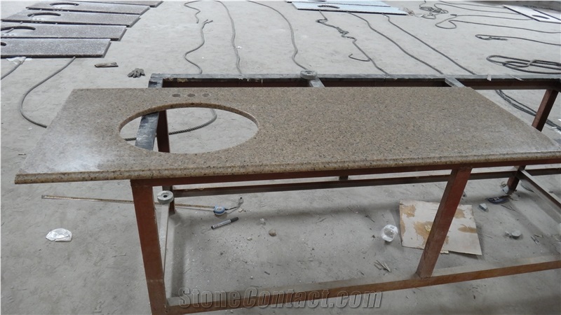 G682 Sunset Gold Counter Tops, Vanity Tops,Granite Top G682