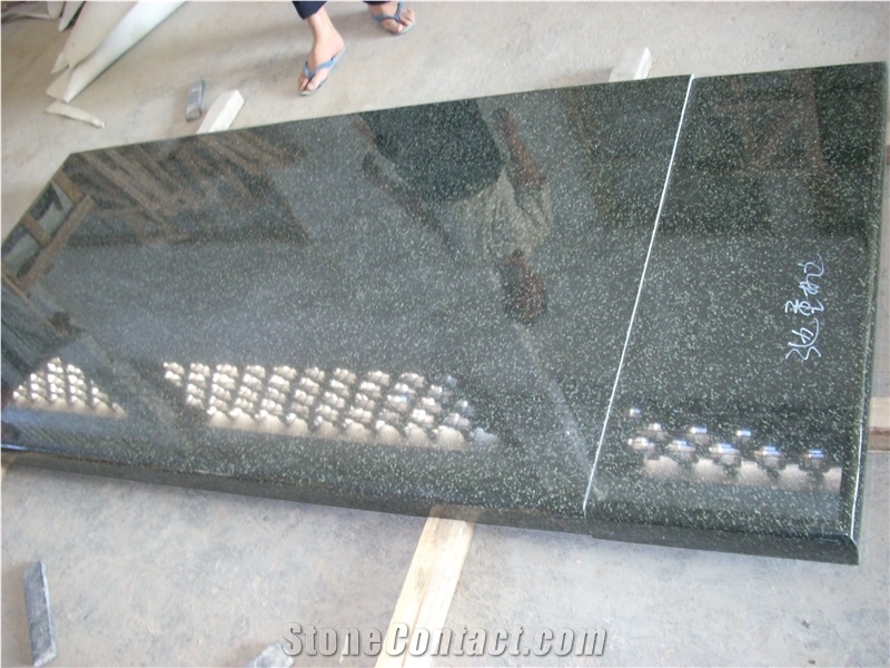 Hassan Green Granite Tombstone,Gravestone,Headstone,European Style Tombstone