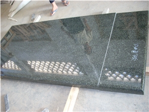Hassan Green Granite Tombstone,Gravestone,Headstone,European Style Tombstone