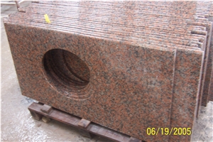 Maple Red Granite Counter Tops,G562 Granite Counter Top,Granite Vanity Top