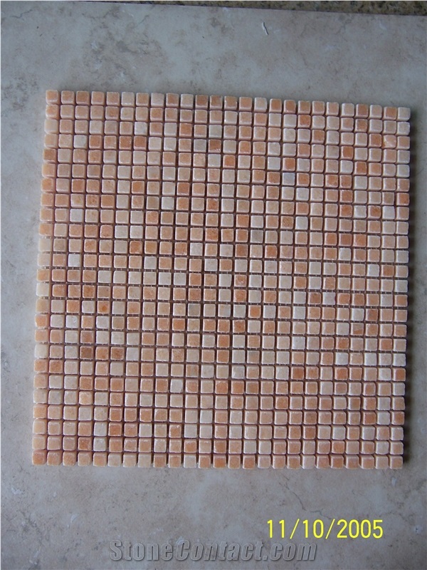 Marble Mosaic,China Red Mosaic,Polished Mosaic