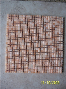Marble Mosaic,China Red Mosaic,Polished Mosaic Marble Mosaic,China Red Mosaic,Polished Mosaic